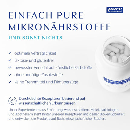 Pure Encapsulations - pretstresa līdzeklis - mikrouzturvielas līdzsvarotai psihei - ar B vitamīniem, C vitamīnu, cinku un selēnu - 60 kapsulas
