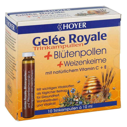 hoyer jelly roy.+bluetenpol.+kviešu k. dzeršanas nometne. 10 x 10 ml