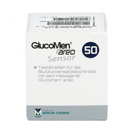 GlucoMen areo sensoru testa strēmeles, 50 gab.