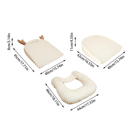 Ķīļveida spilvens pret refluksu, 3 daļu ķīļveida spilvens, gultas refluksa spilvens pret kolikām, ķīļveida spilvens, U-veida spilvens, sānu atbalsta spilvens ar atmiņas putām, mazgājams barošanas spilvens ar trīsstūrveida rampas paliktni (bēšs#).