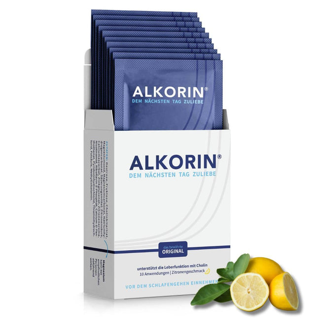 ALKORIN – pārbaudīts oriģināls | 10 pieteikumi | Nākamās dienas labad | Atbalsta aknu darbību ar holīnu | Bāzes pulveris | svarīgi elektrolīti, minerālvielas un vitamīni