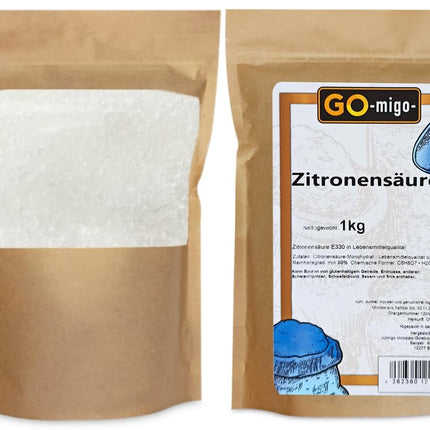 1 kg citronskābes E330 pārtikas kvalitātes 1000 g