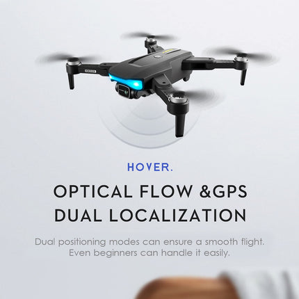 Goolsky drons ar kameru 6K LS-38 GPS 5G Wifi EIS bezkontaktu motors prettrīcēšanas stabilizators video antenas FPV kvadrokopters viedais sekošanas režīms dāvanas bērniem pieaugušajiem mugursomas iepakojums 2 baterijas