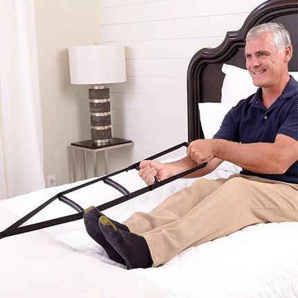 Bettleiter Aufrichthilfe Bettleiter Strickleiter Verstellbare Bett Strickleiter Seilleiter Hilfsgriff mit Klimmzugseilheber Aufstehhilfe Strickleiter Bett-Hilfsgeräte für Ältere Menschen, Kranke, Beh