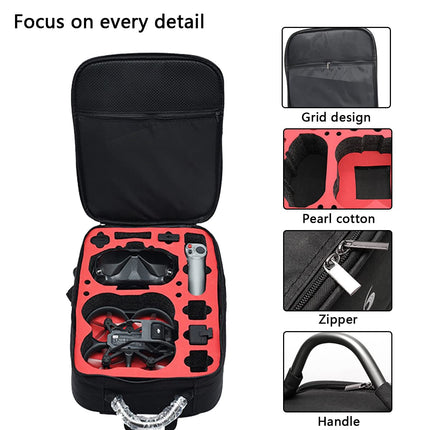 Drona uzglabāšanas futrālis DJI Avata, aizsargsoma, pārnēsāšanas futrālis DJI Avata/DJI Goggles 2/DJI FPV Goggles V2 aksesuāriem ar rokturi, aizsargfutrālis, uzglabāšanas kaste, mugursoma, uzglabāšanas soma