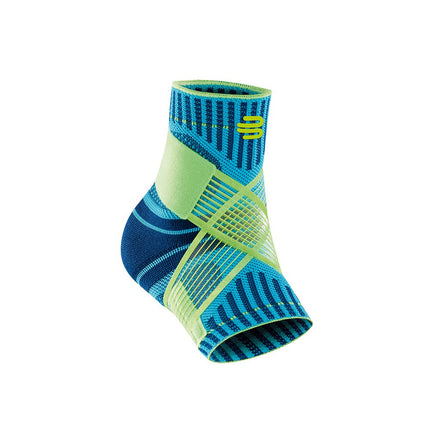 BAUERFEIND potītes atbalsts Unisex, 1 potītes atbalsts sportam, piemēram, futbolam, fitnesam vai skriešanai, novērš sastiepumus, zils, L