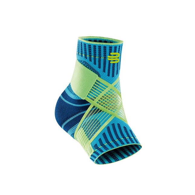 BAUERFEIND potītes atbalsts Unisex, 1 potītes atbalsts sportam, piemēram, futbolam, fitnesam vai skriešanai, novērš sastiepumus, zils, L
