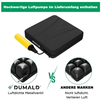dumald Dekubitus Sitzkissen Rollstuhl - Anti dekubitus Kissen Rollstuhl Sitzkissen - Antidekubitus Sitzkissen - Anti-dekubitus-sitzkissen Anti Dekubitus - Sitzring steißbein Entlastung