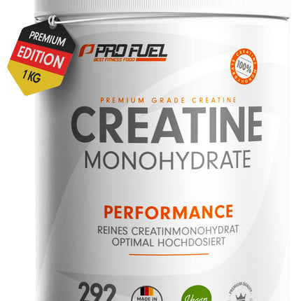 Kreatīna monohidrāta pulveris 1kg / 1000g tīrs kreatīna monohidrāts mikronizētā kvalitātē - optimāli augstas devas kreatīna monohidrāts - kreatīna pulveris bez piedevām, 100% vegāns - 292 dienu piegāde