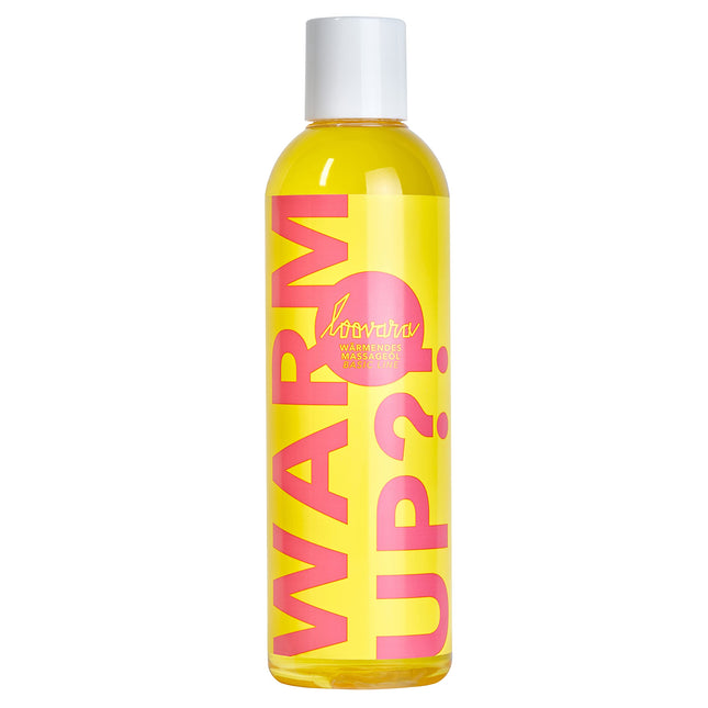 Loovara masāžas eļļa 250 ml WARM UP, dabīgas eļļas, erotiska masāžas eļļa, sildoša mīlestības eļļa uzbudinājumam priekšspēles laikā, ar saldu aromātu partnera masāžai, vegāna