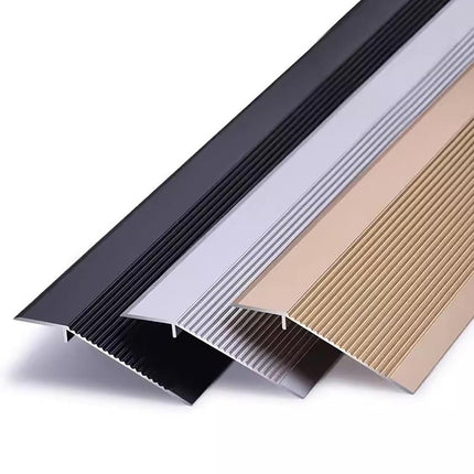 Ratiņkrēslu rampa neslīdoša sliekšņa lente durvju grīdas pārejas lente metāla sliekšņa rampas reduktors durvju rampas grīdas reduktors augstums 1-4 cm piekļuves kanāls robotizētas bagāžas slaucīšanai