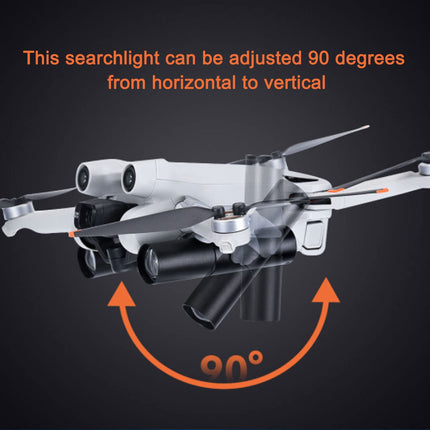 Oumefar Drone Arm Prožektoru Salokāms Nolaišanās Gear ar LED gaismu DJI Mini 3 Pro Drone Lukturīšu Piederumiem