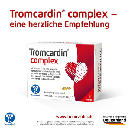 Tromcardin, kompleksās tabletes muskuļu reģenerācijai, 120 tabletes