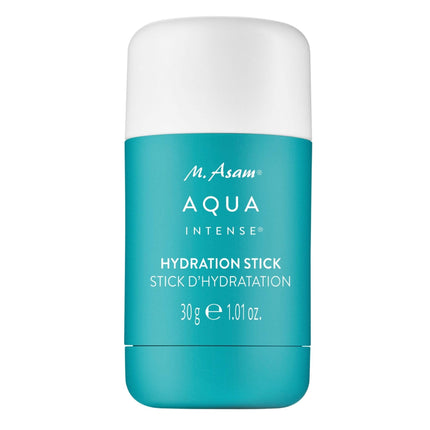 M. Asam AQUA INTENSE Hydration Stick (30 g) – Mitrinošs zīmulis sejai – atvēsinošs daudzfunkcionāls balzams ar hialuronskābi, serumu pret sausumu un redzami tvirtākai ādai