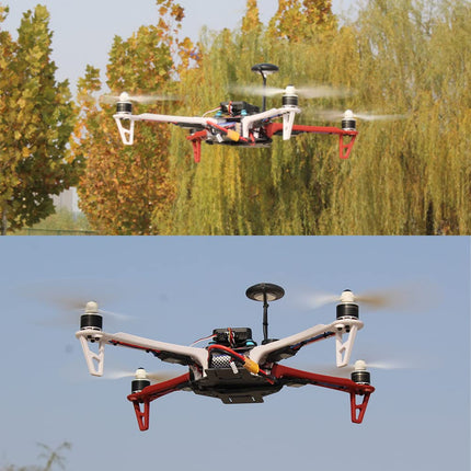 HAWK'S WORK F450 drona rāmis, 450 mm garenbāzes kvadrokoptera rāmja komplekts ar nolaišanās sliedēm (iepriekš pielodēts)