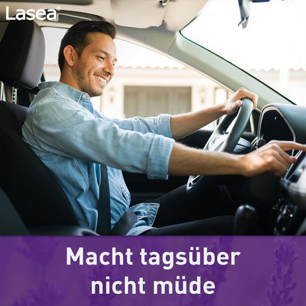 Lasea® palīdz dabiski atslēgties, nomierina un uzlabo miegu. Augu izcelsmes zāles ar īpašu lavandas eļļu | 14 kapsulas