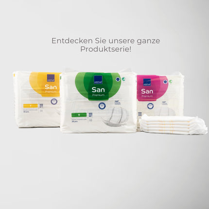 ABENA San 4 Premium nesaturēšanas ieliktņi, 30 gabali sievietēm un vīriešiem, 800 ml uzsūkšanas spēja, ātri uzsūcoši nesaturēšanas produkti, diskrēti un anatomiski nesaturēšanas ieliktņi vīriešiem/sievietēm