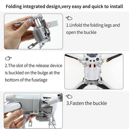 DJI Mini 3/Mini 3 Pro drona piederumu klipša piegādes un transportēšanas nomešanas ierīce kāzām, meklēšanai un glābšanai