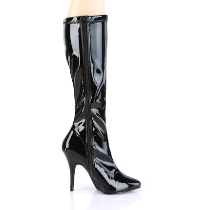 Pleaser sieviešu SEDUCE-2000 īsie zābaki, melni (Noir brillant)