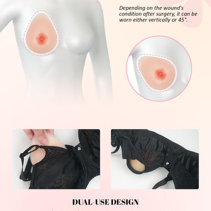 Minaky silikona krūšu formas krūšu formas pašlīmējošas krūšu palielināšanas transvestītu cosplay dzimuma maiņa dzīvīga transvestīta transdzimuma unisex mākslīgās krūtis, kauss 300g/pāris