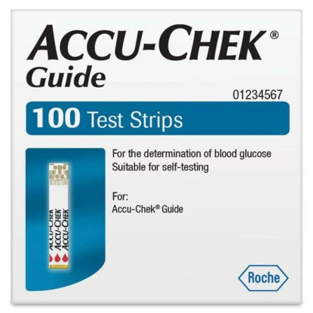 ACCU Chek vadlīnijas - 100 strēmeles glikozes līmeņa kontrolei asinīs - accucheck (4x25 strēmeles)