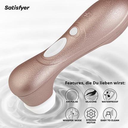 Satisfyer Pro 2 vibratora dildo | Klusa un spēcīga klitora stimulācija | Seksa rotaļlietu dāvana sievietēm | Īpaši erotiskas seksa rotaļlietas | Spiediena viļņu vibrators ar vibrācijām | Stimulatora rotaļlieta sievietēm