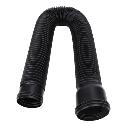 Lietus notekas pagarinājums, elastīgs notekas pagarinājums, novirzītājs, PE, pagarināms notekas pagarinājums Villa Outdoor, apaļš, 20 līdz 59 collas (MELNS)
