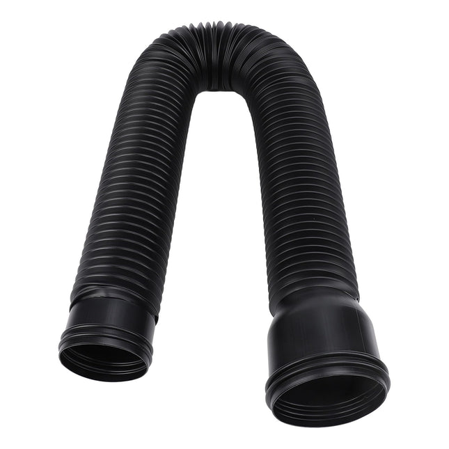 Lietus notekas pagarinājums, elastīgs notekas pagarinājums, novirzītājs, PE, pagarināms notekas pagarinājums Villa Outdoor, apaļš, 20 līdz 59 collas (MELNS)