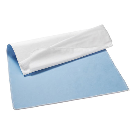 Aimtton mazgājams nesaturēšanas paliktnis 86 × 132 cm, gultas paliktņi ar spārniem, absorbējošs nesaturēšanas gultas paliktnis, ūdensnecaurlaidīgs gultas paliktnis zils