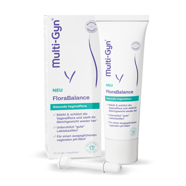 Multi-Gyn Flora Balance Gel 50 ml – bakteriālās vaginozes ārstēšana sievietēm – optimizē maksts pH līmeni – klīniski pierādīts, ka stiprina un aizsargā intīmo floru