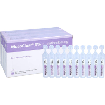 MucoClear 3% inhalācijas šķīdums, 240 ml šķīdums