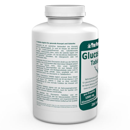 Glikozamīns 1000 mg tabletē - 200 tabletes - 6-7 mēnešu krājumi