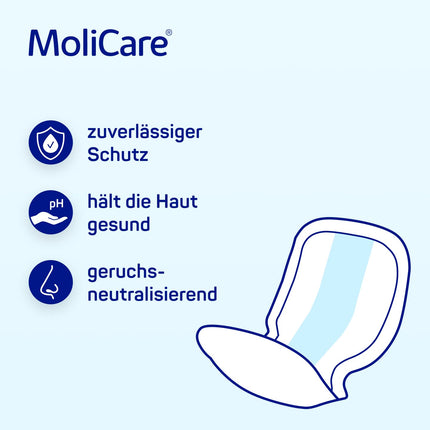 MoliCare® Form Night — lieli urīna nesaturēšanas ieliktnīši vidēji smagas vai smagas nakts urīna nesaturēšanas gadījumā sievietēm un vīriešiem | uzticams, absorbējošs un diskrēts | 30 gabali