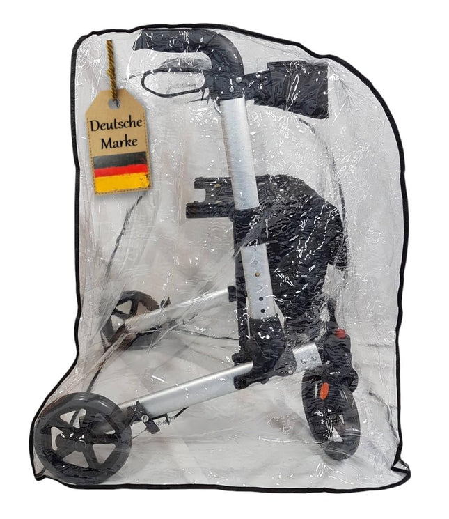 Fabacare rollatora aizsargapvalks, rollatora pārsegs, staigulīša pārsegs, aizsargapvalks, aizsargplēve, lietus pārsegs rollatoriem, laikapstākļiem izturīgs nojume, brezents, rollatora aizsardzība pret laikapstākļiem, aizsargplēve