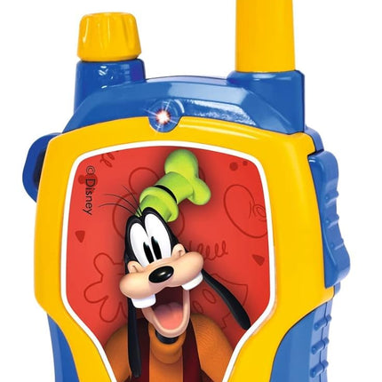 Dickie Toys – rācija Disney Mickey Mouse 2, īpaši izstrādāta bērniem no 4 gadu vecuma, darbības rādiuss līdz 100 m, rotaļu rācijas + Duracell Optimum AA baterijas, 8 gab., līdz