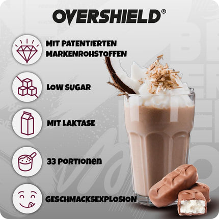 Overshield® Crème de la Crème (viena izmēra, Choco Coco krēms)