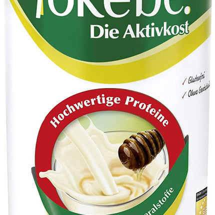 Yokebe Classic — diētas kokteilis svara zaudēšanai — bezglutēna un veģetārs — maltītes aizstājējs svara zaudēšanai ar augstas kvalitātes olbaltumvielām — 500 g = 12 porcijas