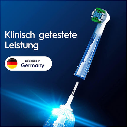 Oral-B Pro Precision Clean elektriskās zobu birstes galviņas, 10 gab. iepakojumā, zobu tīrīšana, X-Brush sariņi, oriģinālā Oral-B zobu birstes galviņa, iepakojums, kas saderīgs ar pastkastīti, izstrādāts Vācijā