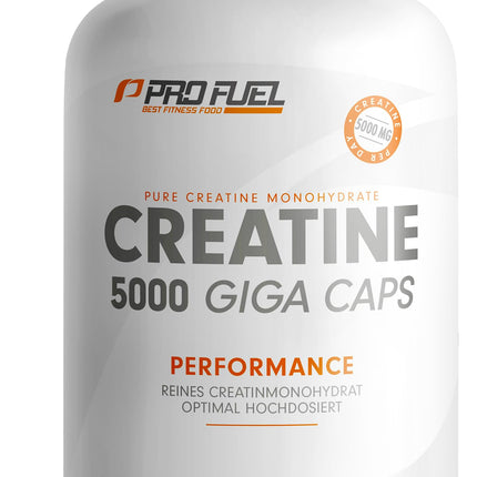 Kreatīna 5000 Giga kapsulas - 5000 mg kreatīna dienā - lielas kreatīna devas kapsulas ar 1137 mg kreatīna monohidrāta vienā kapsulā - kreatīna monohidrāta kapsulas bez piedevām, laboratoriski pārbaudītas un 100% vegānas - 300 kapsulas