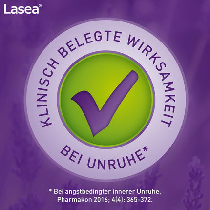 Lasea® palīdz dabiski atslēgties, nomierina un uzlabo miegu. Augu izcelsmes zāles ar īpašu lavandas eļļu | 14 kapsulas