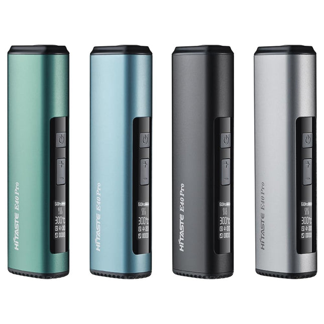 HI TASTE E40 Pro tabakas sildītājs, kas saderīgs ar IQOS ILUMA TEREA, lieliska garša, 3200 mAh liela baterija, žāvēšanas funkcija, dzidrs OLED displejs, metāla apdare (metāla melna)