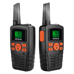 Retevis RA635 rācija, liela darbības rādiusa PMR446 rācija pieaugušajiem, bērniem, 16 kanāli, CTCSS/DCS, VOX, LED lukturītis, bezmaksas dāvanas Lieldienu slēpošanai, āra aktivitātēm