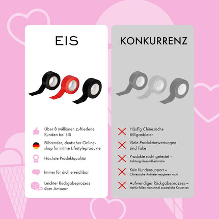 EIS, Sasienšanas komplekts "Tie Me Up", pielīp tikai pats sev, 3 sasienšanas lentes pa 20 metriem katra