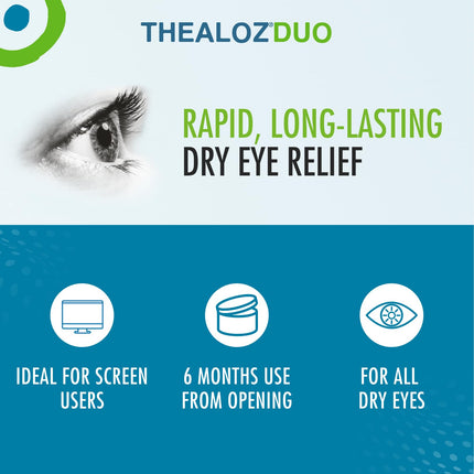Thealoz Duo acu pilieni, 10 ml šķīdums