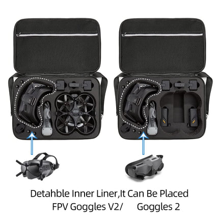 Pārnēsājama soma DJI Avata Goggles2 FPV2 dronam, uzglabāšanas soma Avata dronam ar plecu siksnu, melna