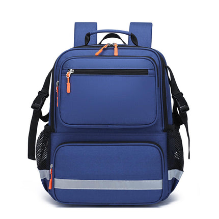 Ratiņkrēslu mugursoma, ratiņkrēslu soma aiz sēdekļa, lielas ietilpības ratiņkrēslu aksesuārs - ratiņkrēslu soma aiz sēdekļa - ar atstarojošu joslu medikamentu glabāšanai - tikai soma (C) (zila)