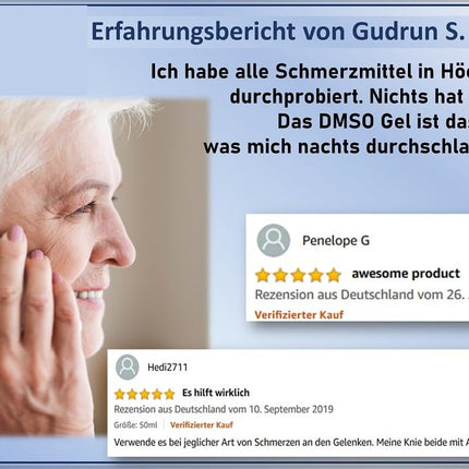 Leivy's DMSO GELS - DMSO 99,9% tīrības pakāpe ar MSM un magnija hlorīdu HDPE iepakojumā ar dozēšanas sūkni, dimetilsulfoksīds 99,9%