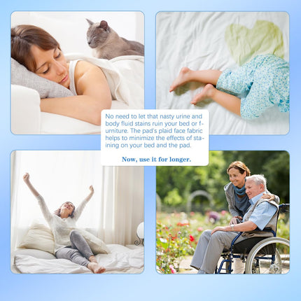 GRUENERDE 4 mazgājami sēdekļu pārvalki urīna nesaturēšanas gadījumiem, ūdensnecaurlaidīgs krēsla pārvalks, ļoti absorbējošs, izturīgs krēsla paliktnis atzveltnes krēsliem, ratiņkrēsliem, 54x56 cm, pelēks