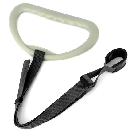 QWORK® gultas margu rokturis, īpaši plats 30 cm, neslīdošs un ergonomiskas formas, ar regulējamu siksnu