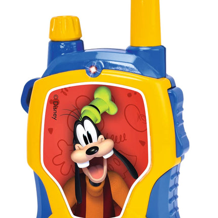 Dickie Toys – rācija Disney Mickey Mouse 2, īpaši izstrādāta bērniem no 4 gadu vecuma, darbības rādiuss līdz 100 m, rotaļu rācijas